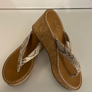 Sugar NWOT 3” Wedge sandals